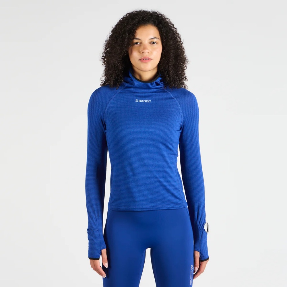 Bandit running Auragrid hooded performance top